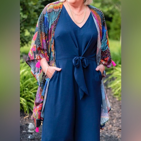 NWOT LA BLANCA Sunlit Soiree Cover-up - Picture 5 of 11